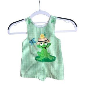 Good Lad Frog Overalls 6 Months Kids Pants